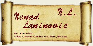 Nenad Laninović vizit kartica